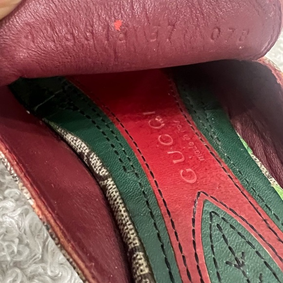 Gucci Multicolor GG Canvas Princetown Horsebit Tian Print Mules - Picture 11 of 12